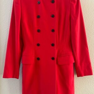Vintage Escada by Margaretha Ley Elegant  Red Wool Blazer